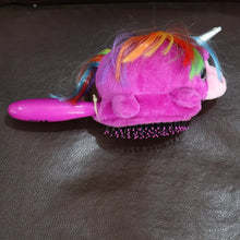Kids Unicorn Plush Hair Brush - (1 Pc) - justgrabit.in | Just Grab It