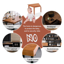 4 Pc Soft Foam Table Corner Protectors Set with Safety Tape - justgrabit.in | Just Grab It