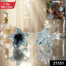 Elegant Floral Design Hair Clip (1 Piece, Mix Color) - justgrabit.in | Just Grab It