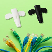 Silicone Data Cable Protector – Angel 2 - in - 1 Cord Saver & Storage Tool - Justgrabit Inc.