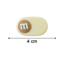 Alphabet Letter Design Decorative Hair Clips Set (2 Pc) - justgrabit.in | Just Grab It