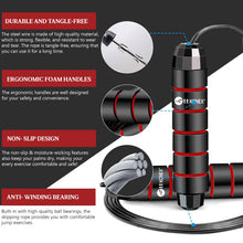High - Speed Skipping Rope with Foam Padded Handles (1 Pc) - justgrabit.in | Just Grab It