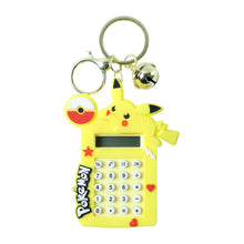 Cute Yellow Cartoon Character Calculator Keychain with Mini Digital Display (1 Pc) - justgrabit.in | Just Grab It