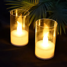 Flameless Candles with Transparent plastic Covers Set of 24 Pcs LED - Justgrabit Inc.