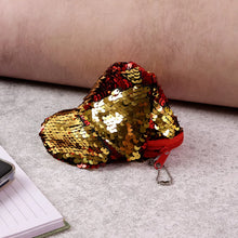 Stylish Sequin Mini Cap - Shaped Coin Purse (1 Pc) - justgrabit.in | Just Grab It