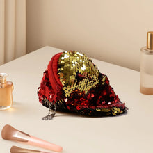 Stylish Sequin Mini Cap - Shaped Coin Purse (1 Pc) - justgrabit.in | Just Grab It