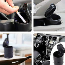 Premium Quality LED Illuminated Car Ashtray with Lid and Detachable Holder (1 Pc) - justgrabit.in | Just Grab It