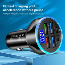 Multi - Port Fast Car Charger for 12V/24V Vehicles – 4 - USB Smart Adapter - justgrabit.in | Just Grab It