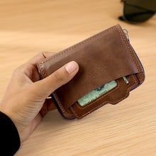 Premium Multipurpose Zip Closure Card Holder Wallet (1 Pc) - justgrabit.in | Just Grab It