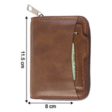 Premium Multipurpose Zip Closure Card Holder Wallet (1 Pc) - justgrabit.in | Just Grab It