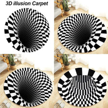 3D Space Round Carpet, Floor Mat Non - Woven Doormat (60 Cm) - justgrabit.in | Just Grab It