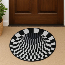 3D Space Round Carpet, Floor Mat Non - Woven Doormat (60 Cm) - justgrabit.in | Just Grab It