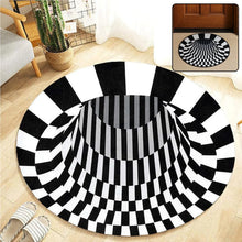 3D Space Round Carpet, Floor Mat Non - Woven Doormat (60 Cm) - justgrabit.in | Just Grab It