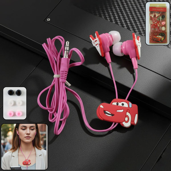Cartoon Character Wired In - Ear Earphones (1 Set) - justgrabit.in | Just Grab It