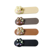 Cute Bunny Face Decorative Hair Clips Set (4 Pc) - justgrabit.in | Just Grab It
