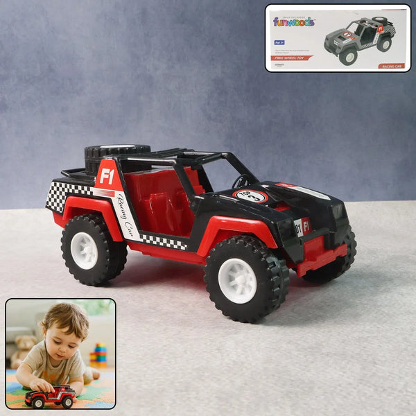 Funwoods Free - Wheel Racing Jeep Toy Car - (1 Pc) - justgrabit.in | Just Grab It