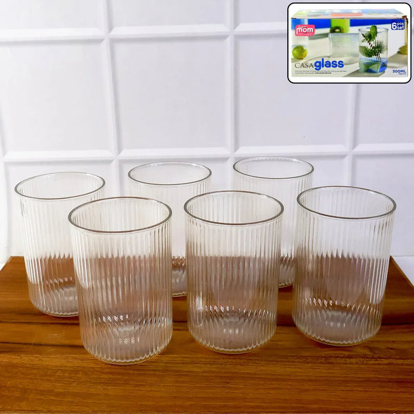 Supermom Plastic Casa Glass Set (6 Pc) - Justgrabit Inc.