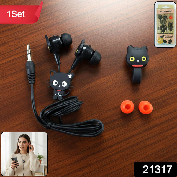 Cute Cartoon Style Wired In - Ear Earphones (1 Set) - justgrabit.in | Just Grab It