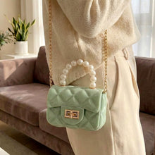 Elegant Quilted Mini Handheld & Sling Fashion Handbag (1 PC) - justgrabit.in | Just Grab It