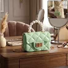 Elegant Quilted Mini Handheld & Sling Fashion Handbag (1 PC) - justgrabit.in | Just Grab It