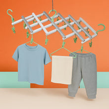 Big Adjustable Clothes Hanger, Windproof Tumble Dryer, Extendable, Socks Washing Liner, Plastic Drying Rack, Sock Hanger, Foldable Hanger, Underwear Dryer with 29 Clips - justgrabit.in | Just Grab It