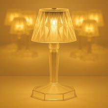 2in1 Transparent Mini Crystal Table Lamp with Reflection Light - justgrabit.in | Just Grab It