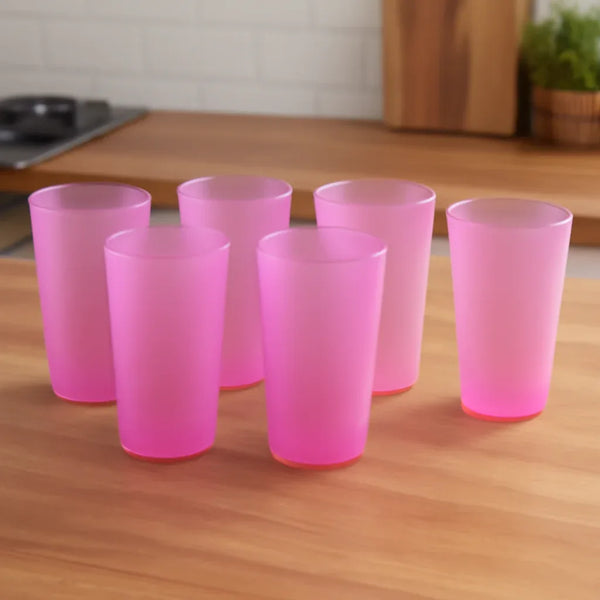 Large Glass Set – Ideal for Kitchens & Offices, Perfect for Water & Beverages (6 - Piece) - Justgrabit Inc.