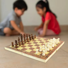 Foldable Wooden Chess Board Set (30 × 30 Cm / 1 Set) - Justgrabit Inc.