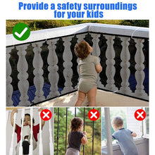 Kids Balcony Safety Net (1 Set,6 Mtr x 90 Cm) - justgrabit.in | Just Grab It