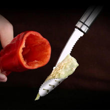 Stainless Steel Fruit & Vegetable Corer and Slicer Tool (1 Pc) - justgrabit.in | Just Grab It
