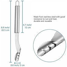 Stainless Steel Fruit & Vegetable Corer and Slicer Tool (1 Pc) - justgrabit.in | Just Grab It