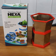 Manual Hexa - Style Hand - Operated Chilli Cutter (1 Pc) - justgrabit.in | Just Grab It