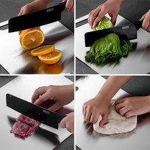 Stainless Steel Vegetable & Fruit Cutting Chopping Board (31×20 Cm / 1 Pc) - justgrabit.in | Just Grab It