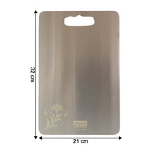 Apex Stainless Steel Multipurpose Small Chopping Cutting Board (210x320mm / 1 Pc) - justgrabit.in | Just Grab It