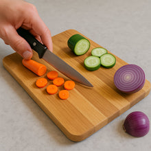 Apex Steel Oak Cutting Board with Wooden Handle (1 Pc) - justgrabit.in | Just Grab It