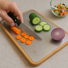 Apex Steel Oak Cutting Board with Wooden Handle (1 Pc) - justgrabit.in | Just Grab It