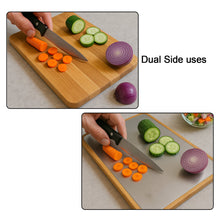 Apex Steel Oak Cutting Board with Wooden Handle (1 Pc) - justgrabit.in | Just Grab It