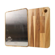 Apex Steel Oak Cutting Board with Wooden Handle (1 Pc) - justgrabit.in | Just Grab It