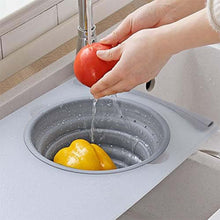 2 in 1 Over - Sink Cutting Board with Built - In Collapsible Strainer (50 x 28 Cm) - justgrabit.in | Just Grab It
