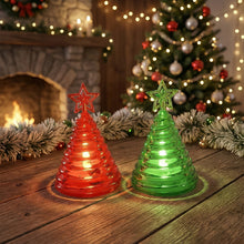 Premium LED Spiral Christmas Tree Decorative Night Lamp Set - justgrabit.in | Just Grab It