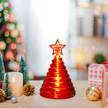 Premium LED Glowing Spiral Christmas Tree Night Lamp (1 Pc) - justgrabit.in | Just Grab It