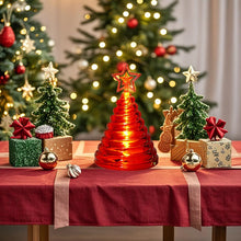 Premium LED Glowing Spiral Christmas Tree Night Lamp (1 Pc) - justgrabit.in | Just Grab It