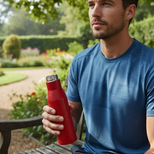 Stainless Steel Water Bottle Red Color (1000 ml, 1 Pc) - justgrabit.in | Just Grab It