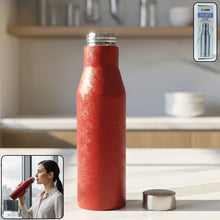 Stainless Steel Water Bottle Red Color (1000 ml, 1 Pc) - justgrabit.in | Just Grab It