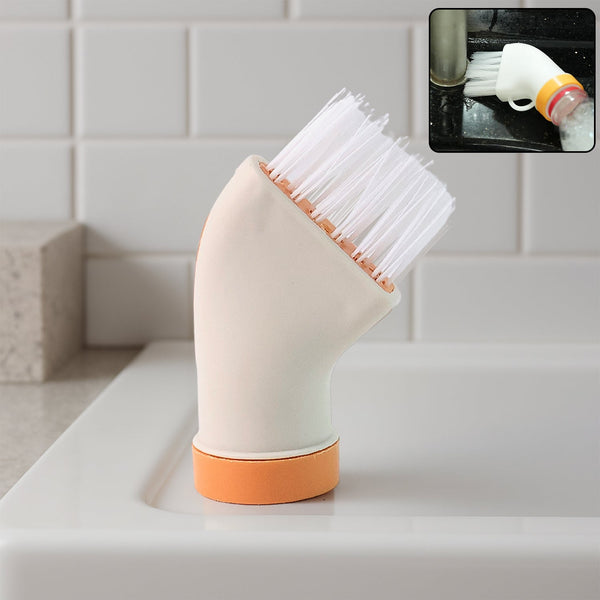 Multipurpose Bottle - Attachable Cleaning Brush for Kitchen and Bathroom (1 Pc) - justgrabit.in | Just Grab It