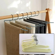 Premium stainless steel Hangers with Silicone Cover Chrome Hook for Clothes (10 Pc / Set) - justgrabit.in | Just Grab It
