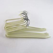 Premium stainless steel Hangers with Silicone Cover Chrome Hook for Clothes (10 Pc / Set) - justgrabit.in | Just Grab It