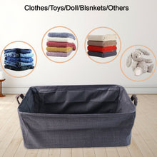 Foldable Cloth Storage Organizer Bag With Handles (Approx 46x27Cm\1Pc) - Justgrabit Inc.