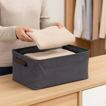 Foldable Cloth Storage Organizer Bag With Handles (Approx 46x27Cm\1Pc) - Justgrabit Inc.