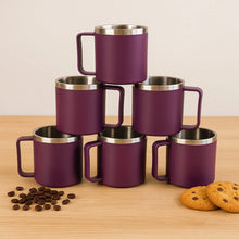 Supermom Stainless Steel Inner Coffee Mug Set (200ML / 6 Pc) - Justgrabit Inc.